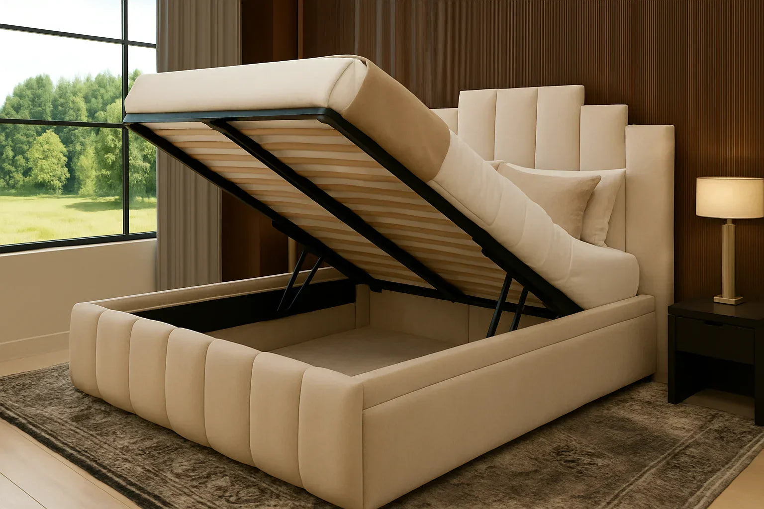 Complete Setup Instructions: Ottoman Bed