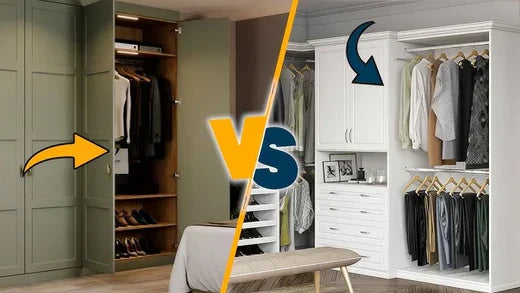 Wardrobe vs Cupboard vs Closet: Discover the Best Storage Option for You
