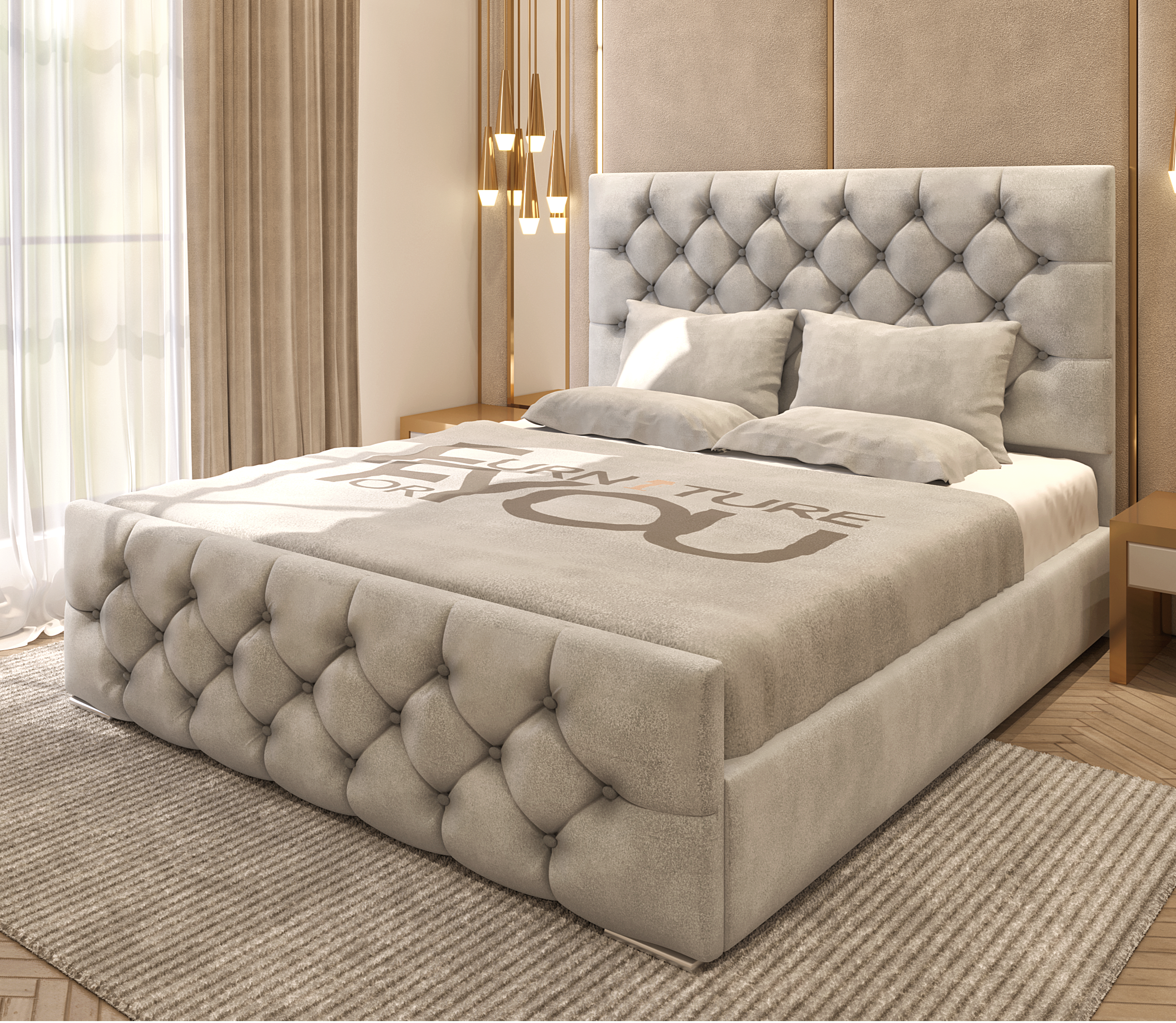 Upholstered bed foundation 2025