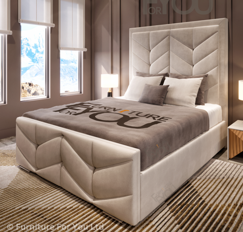 Athens Bed Frame with High Headboard